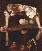 Narciso por Caravaggio